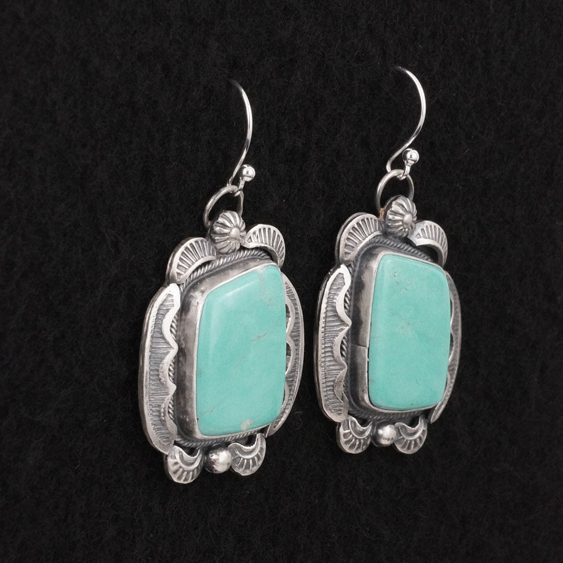 Jackson Hoskie Turquoise & Sterling Silver Earrings
