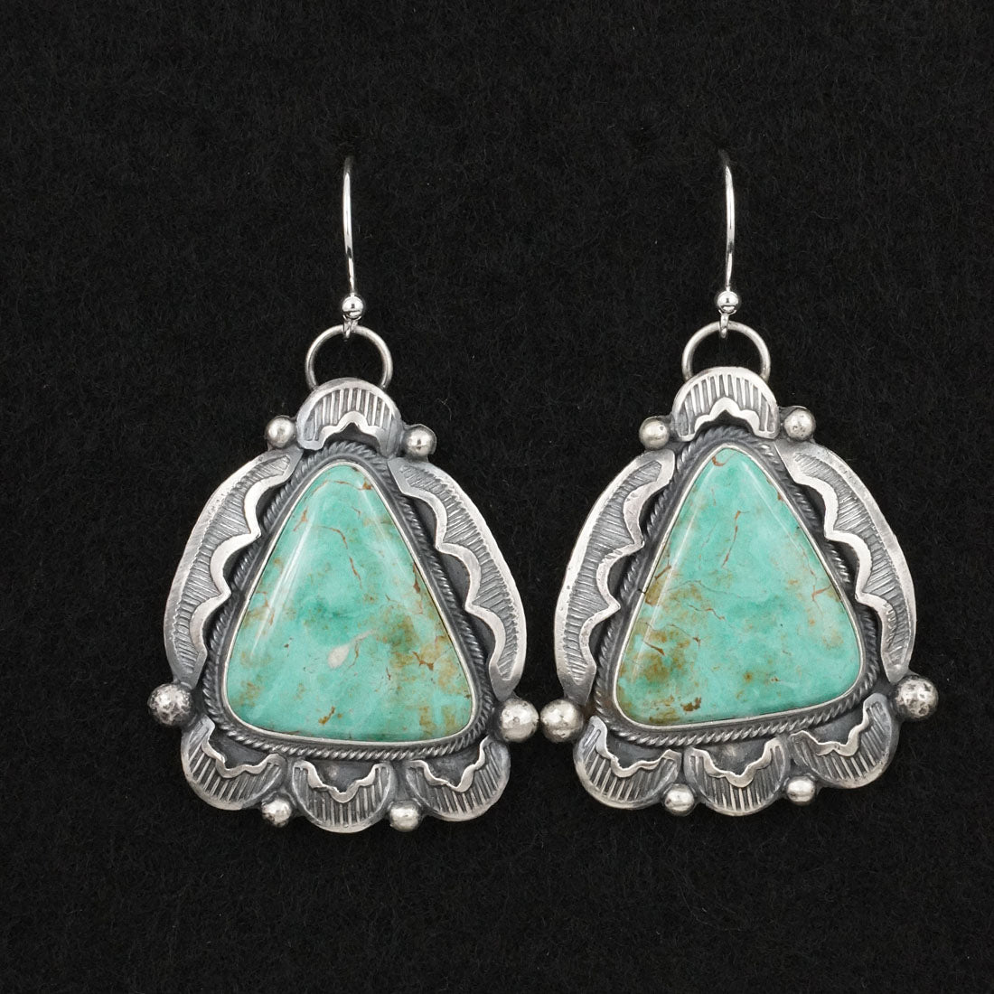 Jackson Hoskie Turquoise & Sterling Silver Earrings