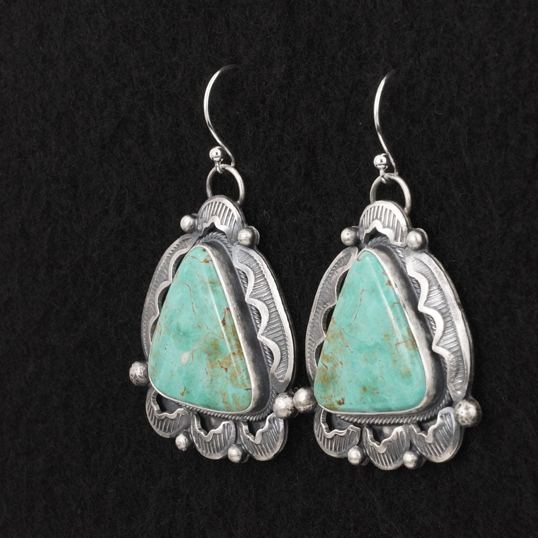 Jackson Hoskie Turquoise & Sterling Silver Earrings