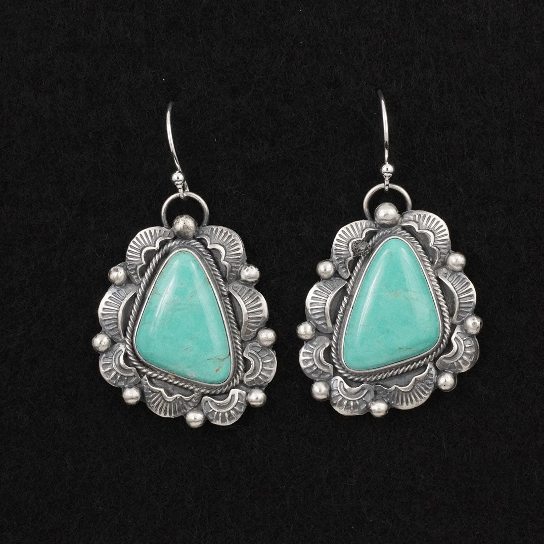 Jackson Hoskie Turquoise & Sterling Silver Earrings