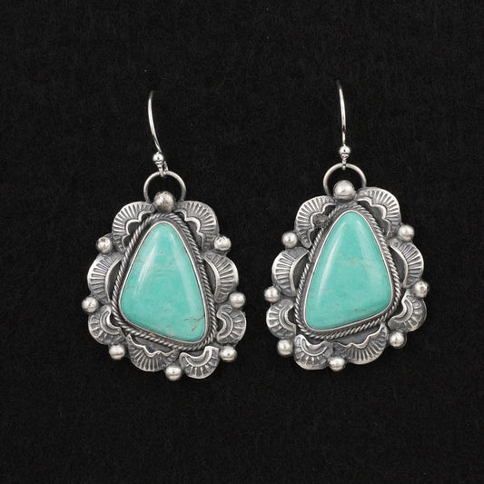 Jackson Hoskie Turquoise & Sterling Silver Earrings