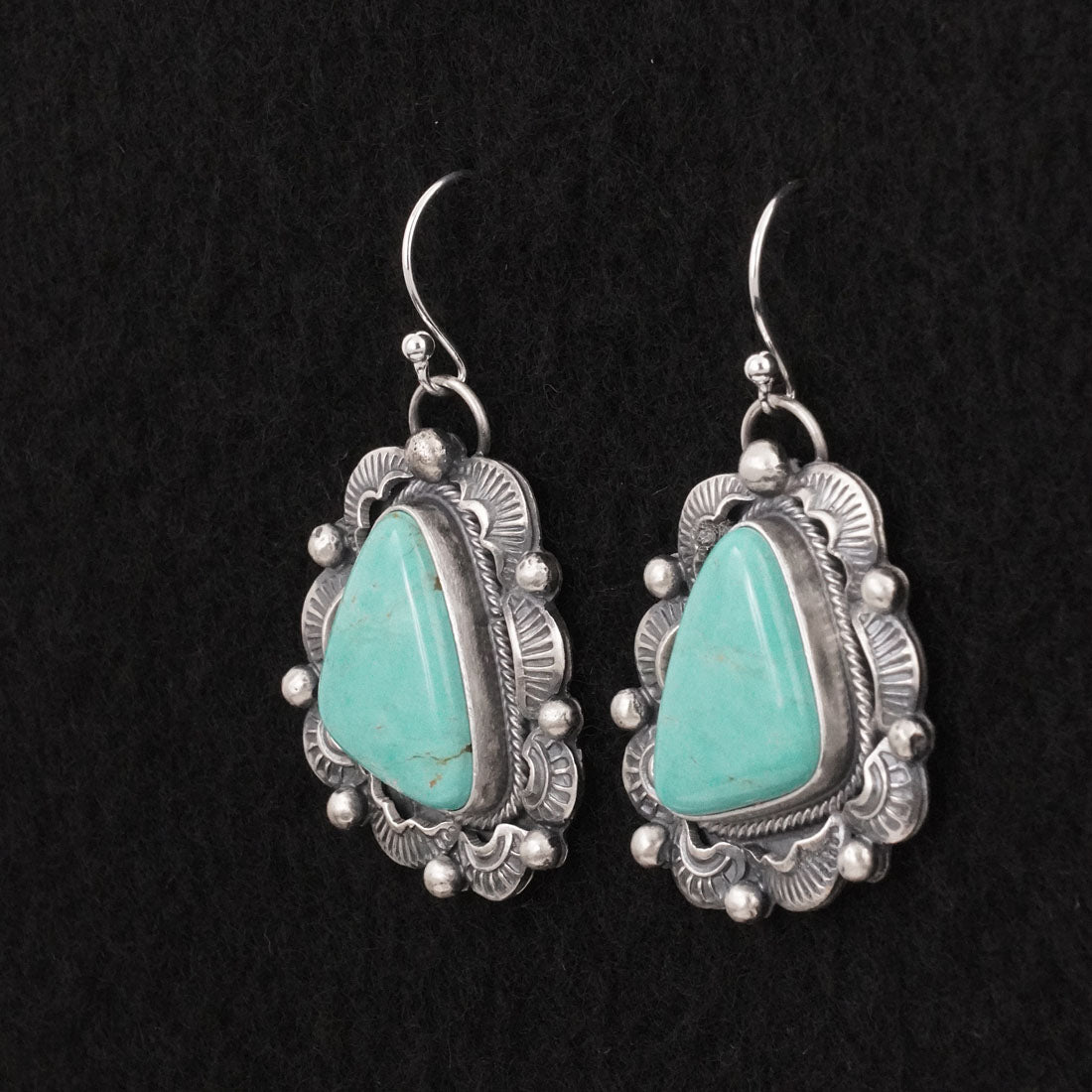 Jackson Hoskie Turquoise & Sterling Silver Earrings