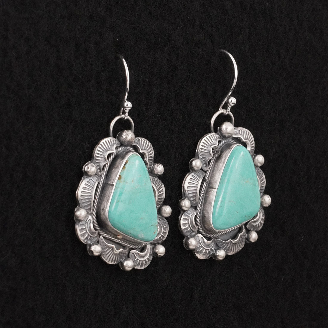 Jackson Hoskie Turquoise & Sterling Silver Earrings
