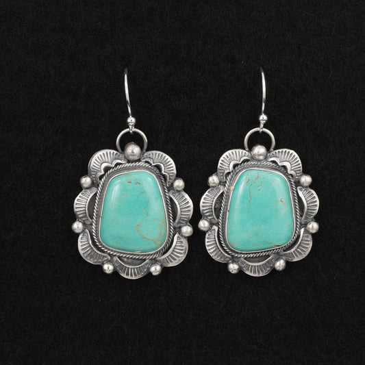 Jackson Hoskie Turquoise & Sterling Silver Earrings