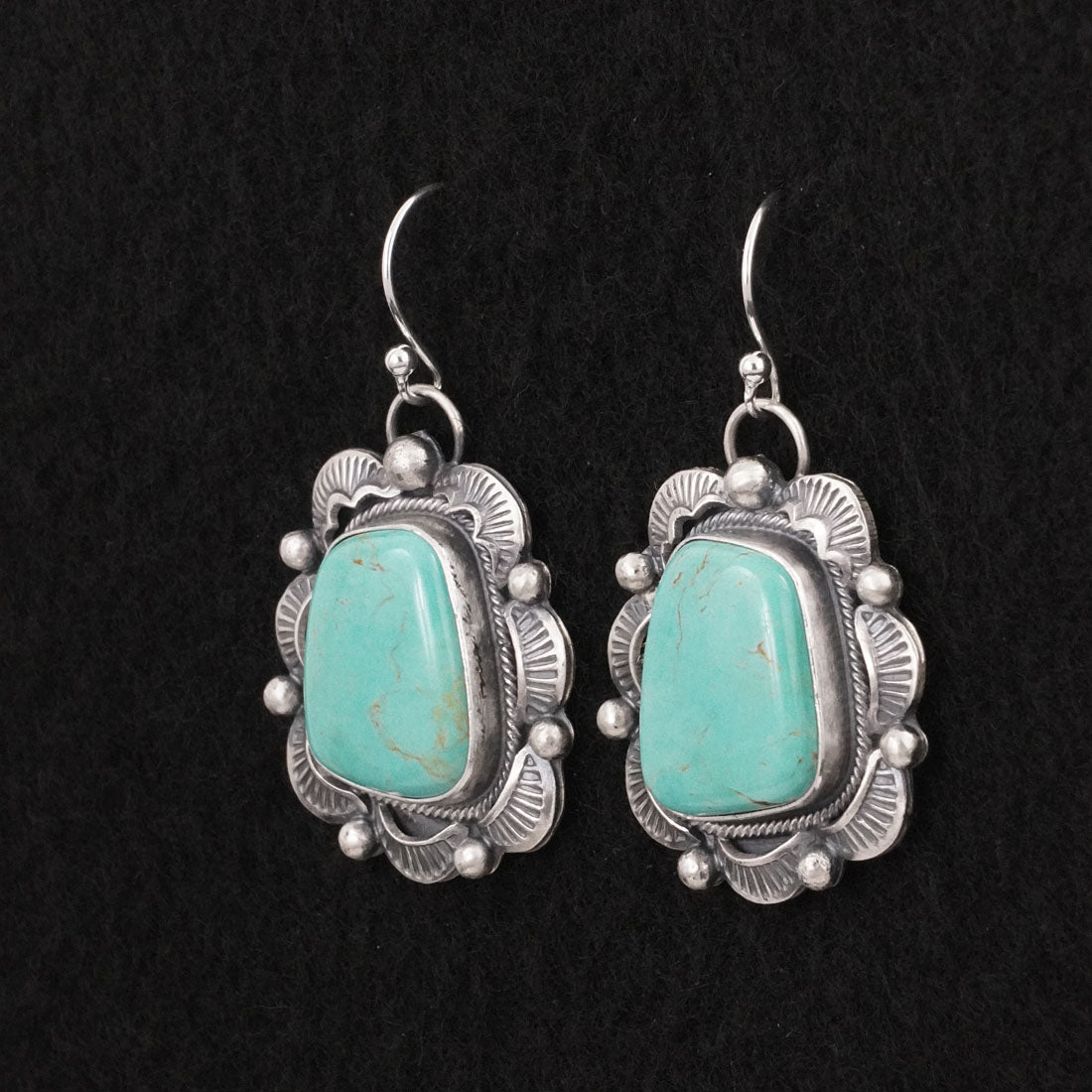 Jackson Hoskie Turquoise & Sterling Silver Earrings