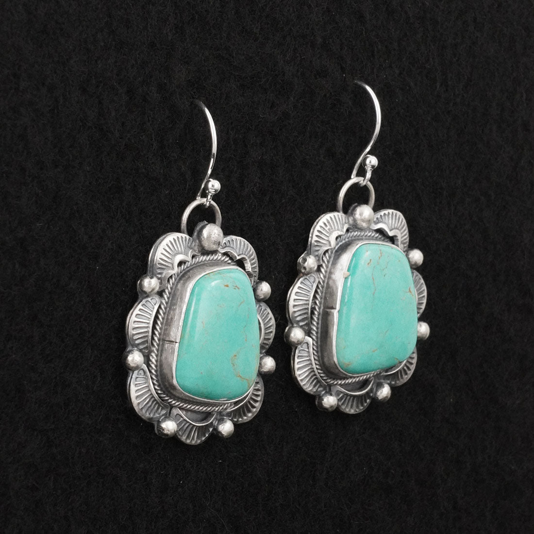 Jackson Hoskie Turquoise & Sterling Silver Earrings