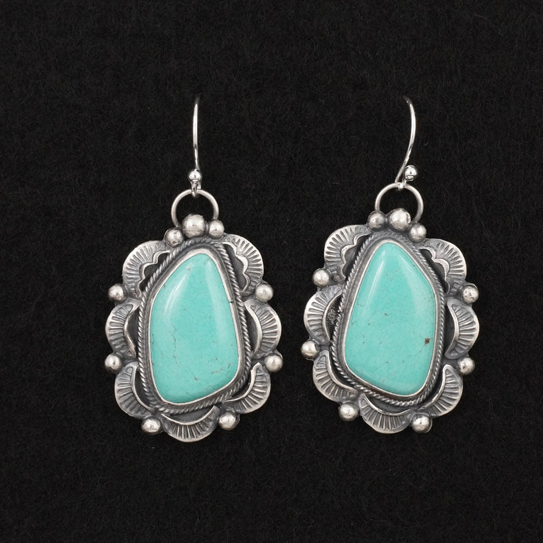 Jackson Hoskie Turquoise & Sterling Silver Earrings
