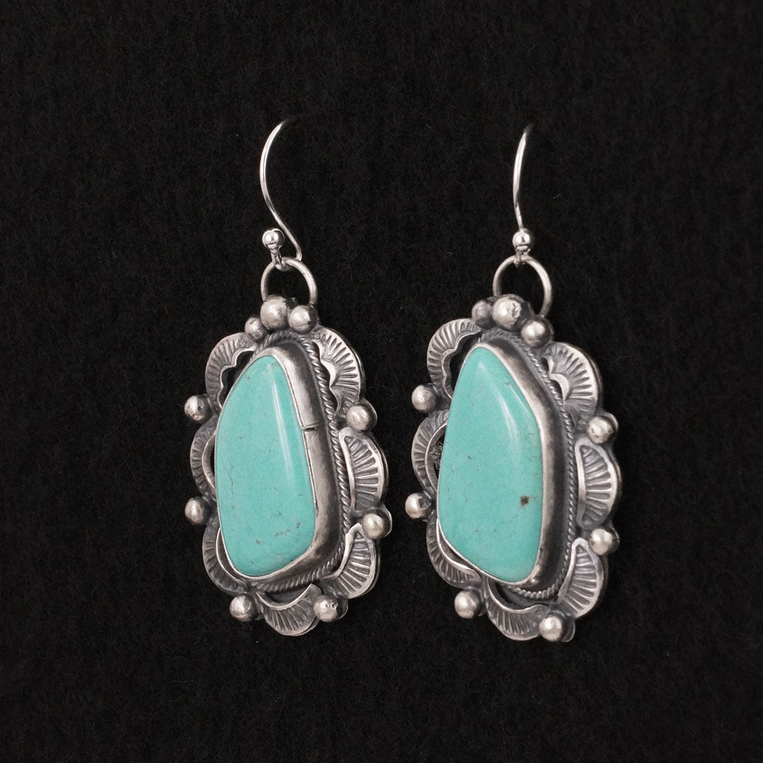 Jackson Hoskie Turquoise & Sterling Silver Earrings
