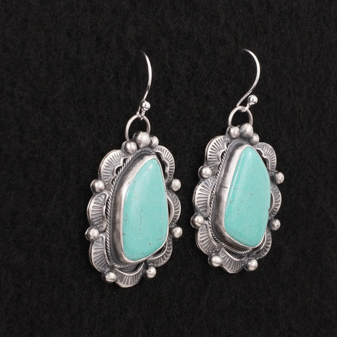Jackson Hoskie Turquoise & Sterling Silver Earrings