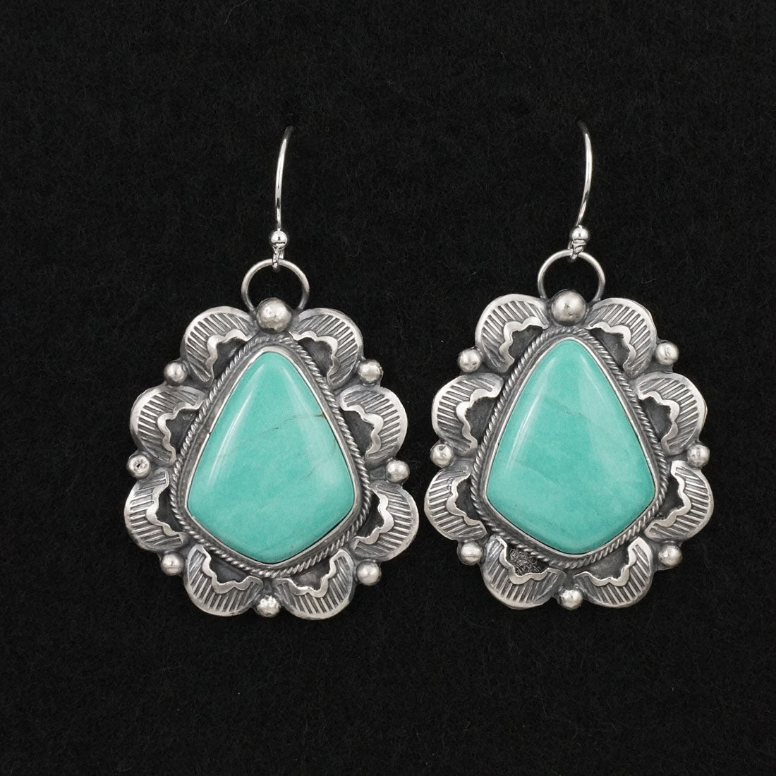 Jackson Hoskie Turquoise & Sterling Silver Earrings
