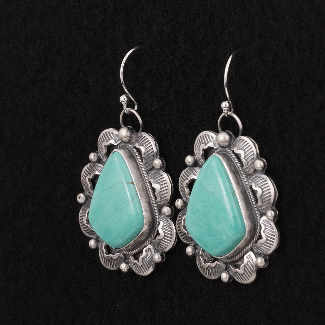 Jackson Hoskie Turquoise & Sterling Silver Earrings