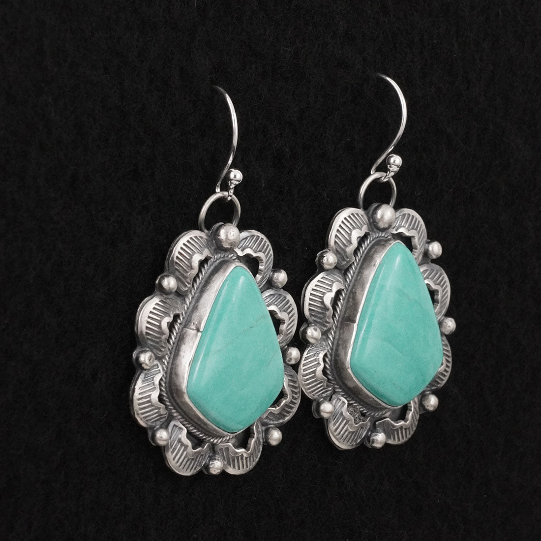 Jackson Hoskie Turquoise & Sterling Silver Earrings