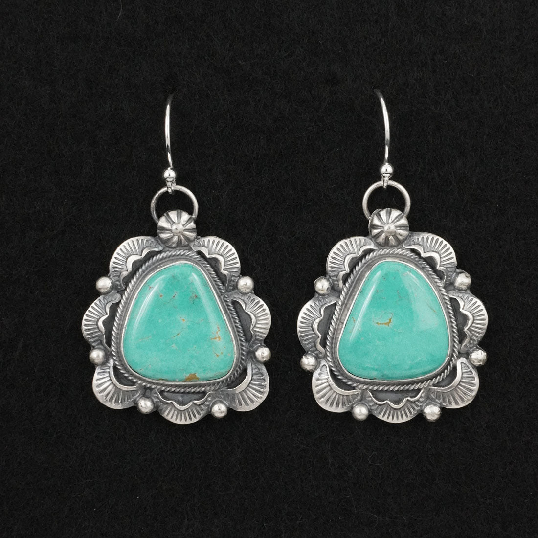 Jackson Hoskie Turquoise & Sterling Silver Earrings