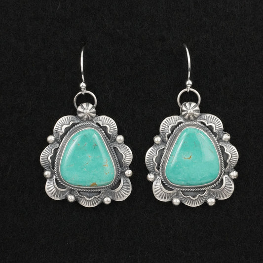 Jackson Hoskie Turquoise & Sterling Silver Earrings