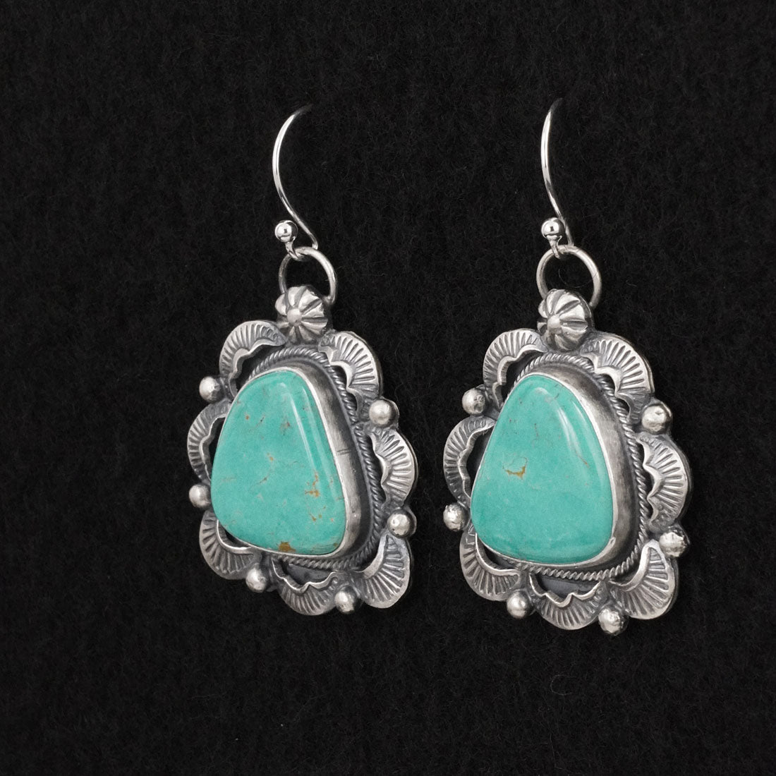 Jackson Hoskie Turquoise & Sterling Silver Earrings