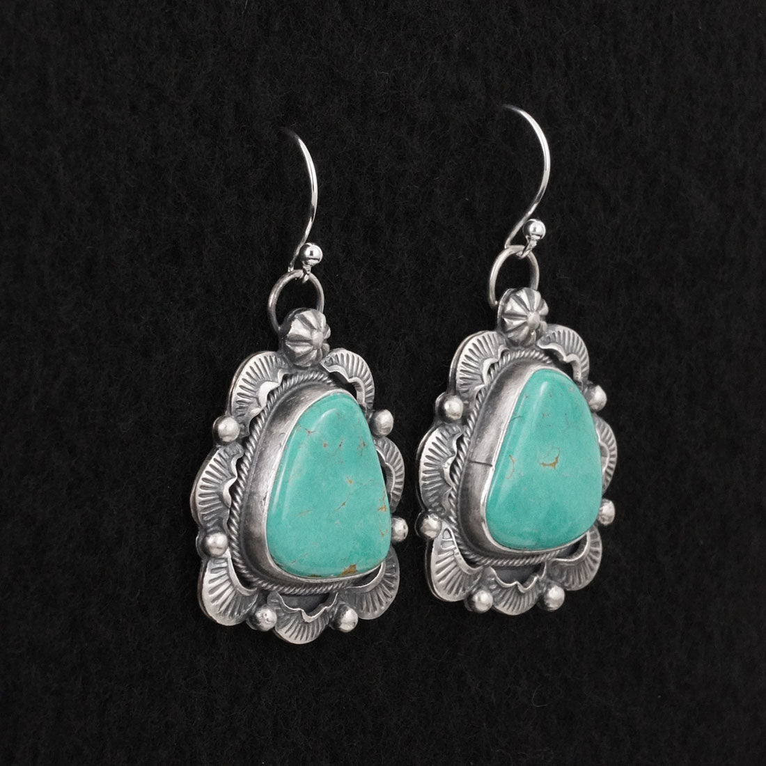 Jackson Hoskie Turquoise & Sterling Silver Earrings