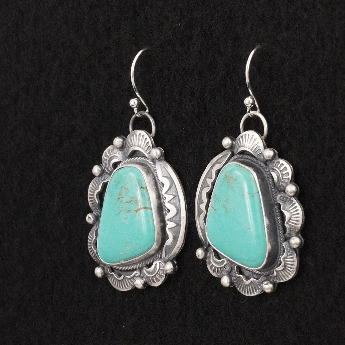 Jackson Hoskie Turquoise & Sterling Silver Earrings