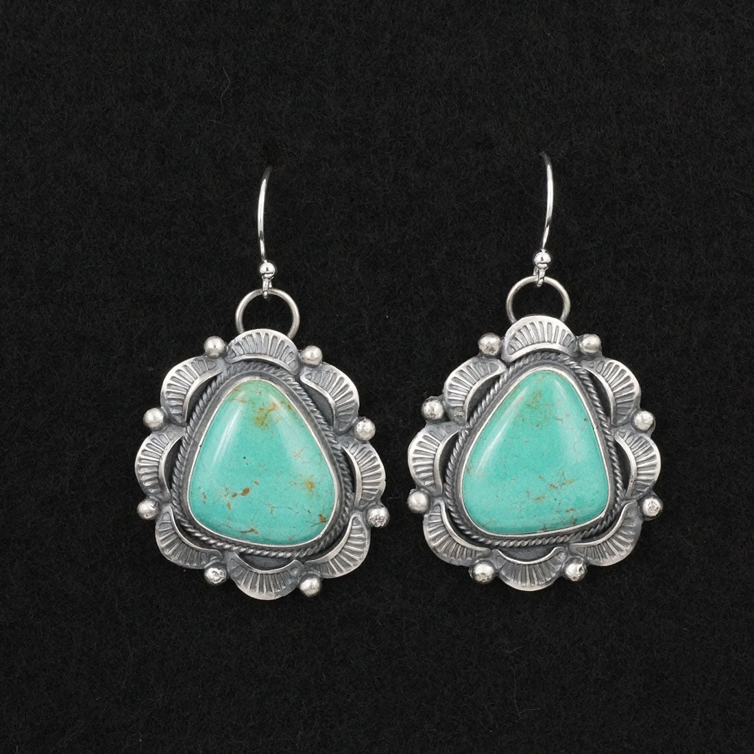 Jackson Hoskie Turquoise & Sterling Silver Earrings