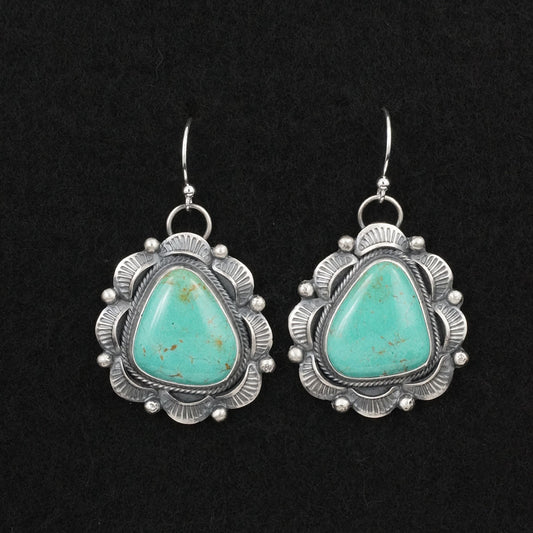 Jackson Hoskie Turquoise & Sterling Silver Earrings