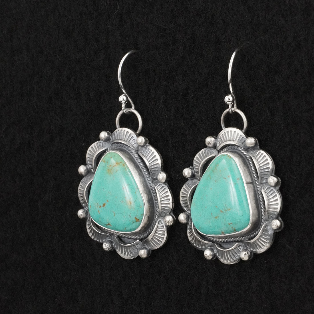 Jackson Hoskie Turquoise & Sterling Silver Earrings