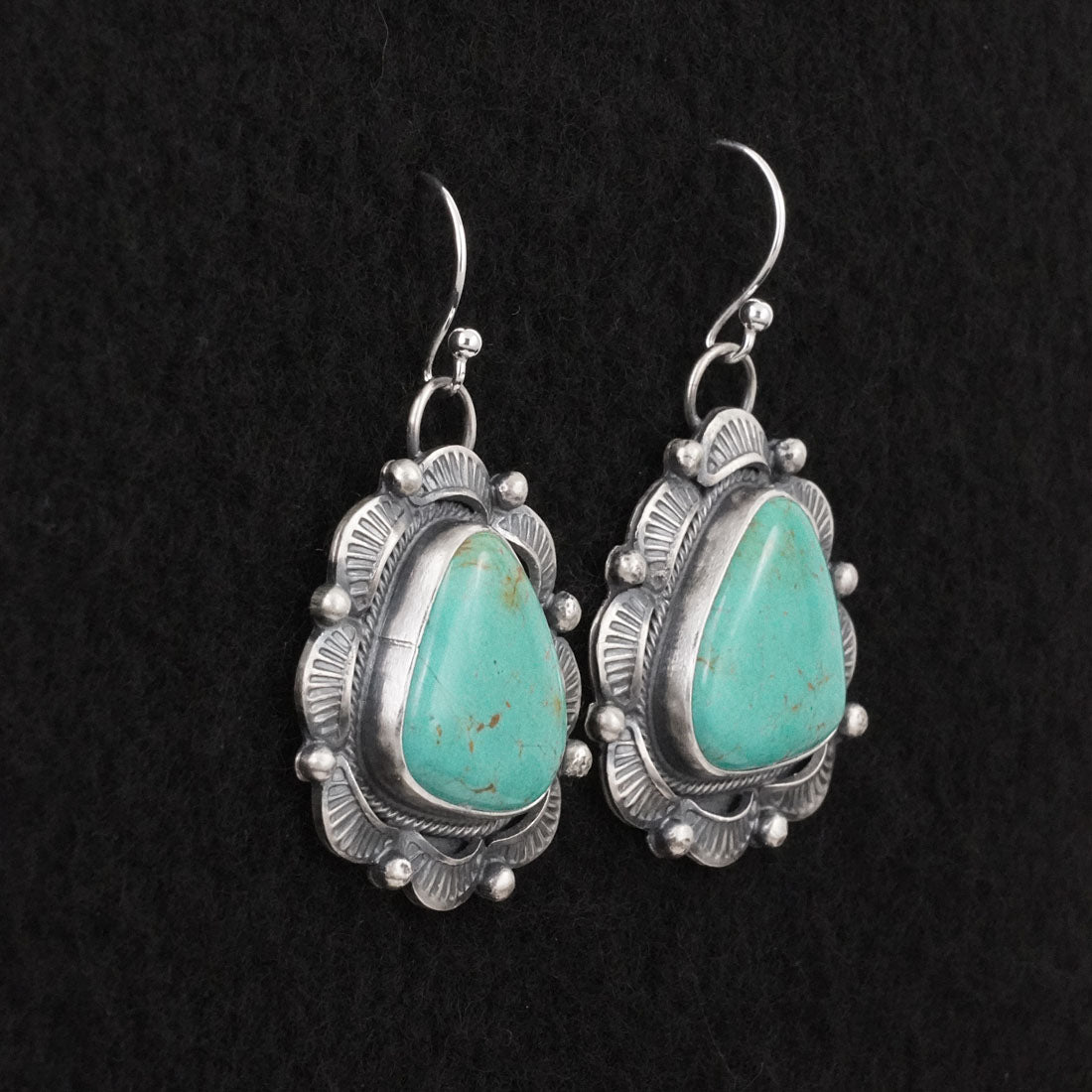 Jackson Hoskie Turquoise & Sterling Silver Earrings