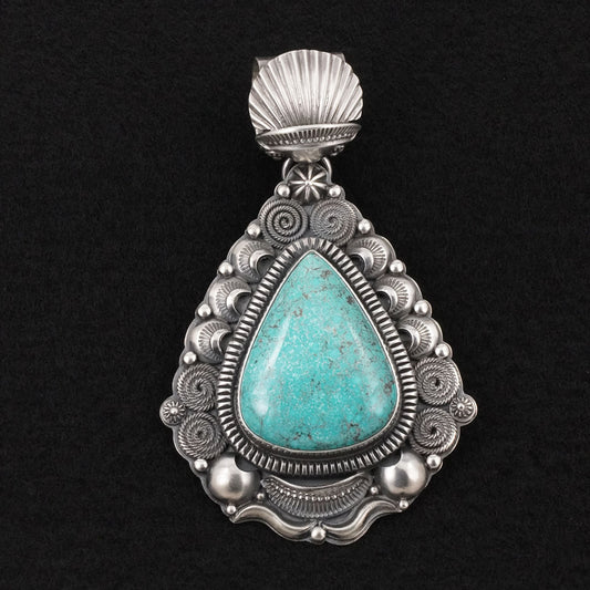 Delbert Gordon Turquoise & Sterling Silver Pendant