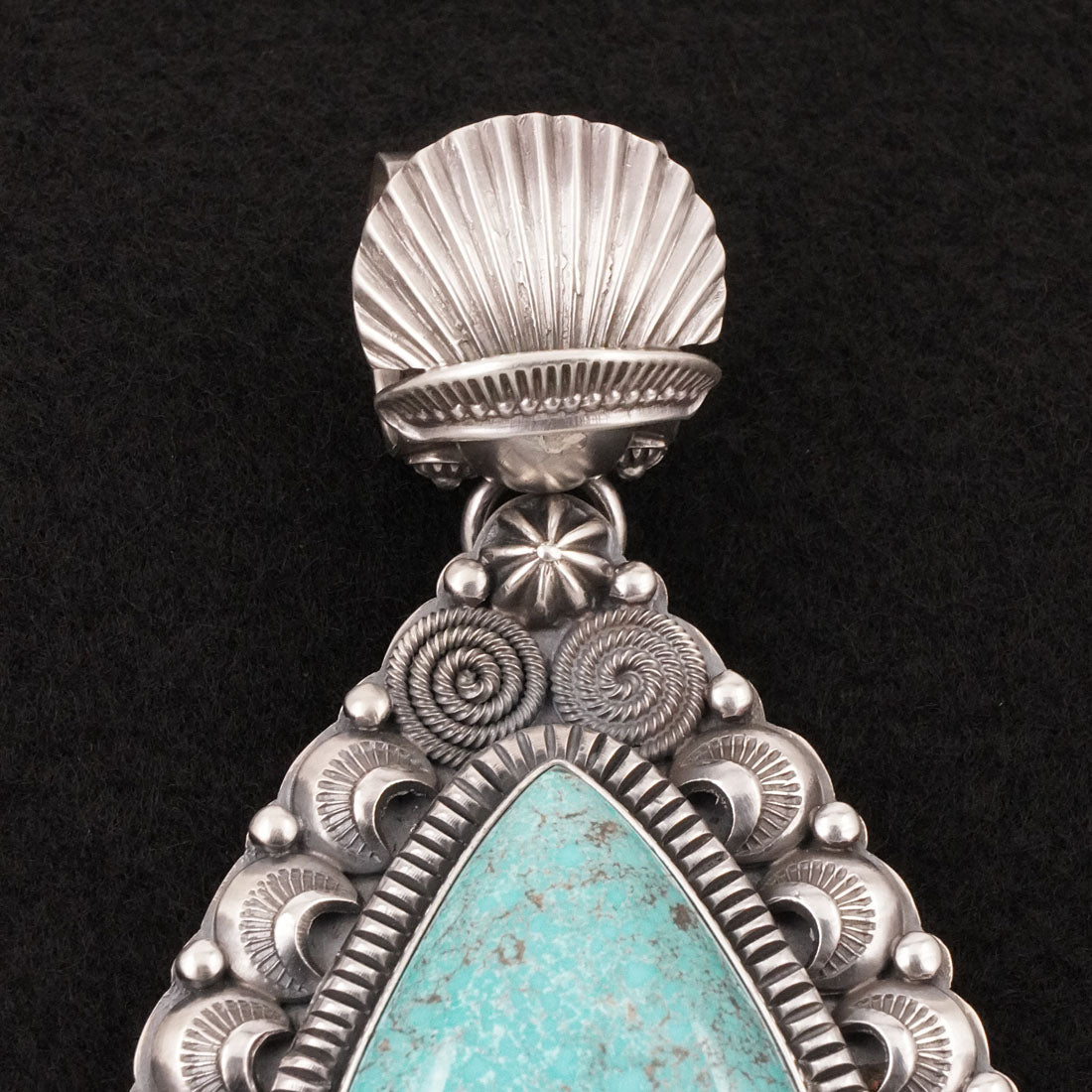 Delbert Gordon Turquoise & Sterling Silver Pendant
