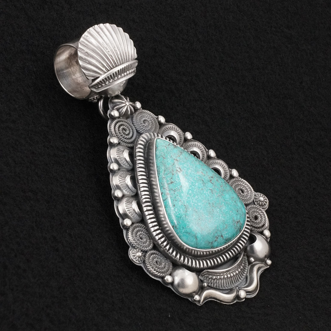 Delbert Gordon Turquoise & Sterling Silver Pendant