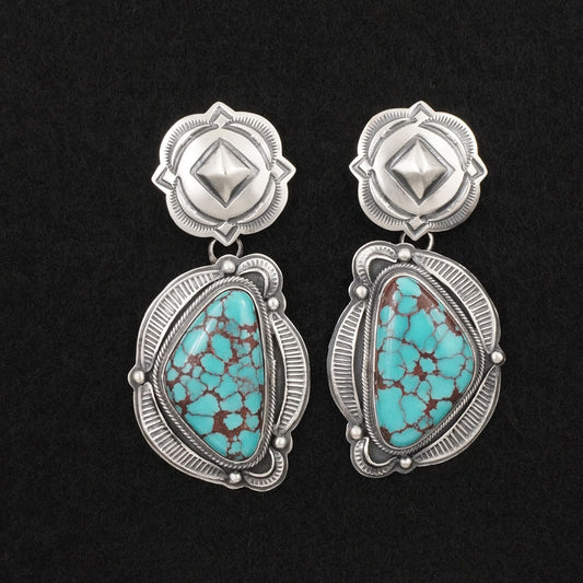 Randy Boyd Turquoise & Sterling Silver Earrings