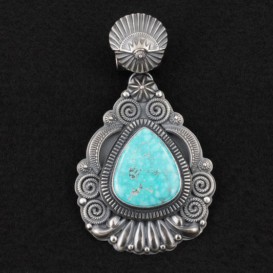 Delbert Gordon Turquoise & Sterling Silver Pendant