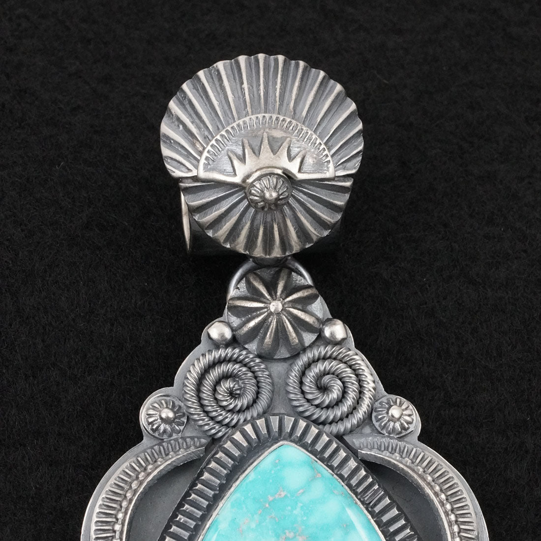 Delbert Gordon Turquoise & Sterling Silver Pendant