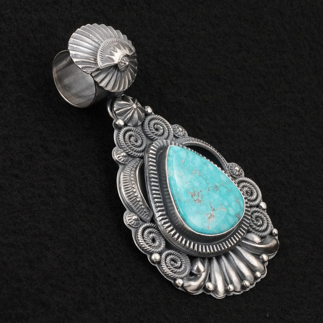 Delbert Gordon Turquoise & Sterling Silver Pendant