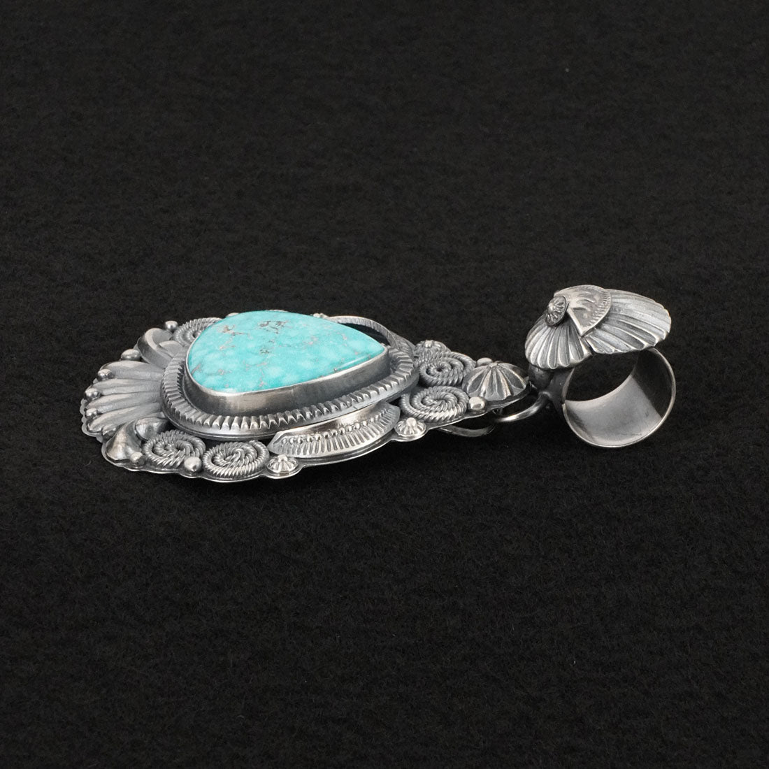 Delbert Gordon Turquoise & Sterling Silver Pendant