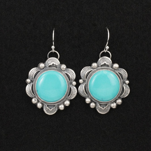 Jackson Hoskie Turquoise & Sterling Silver Earrings