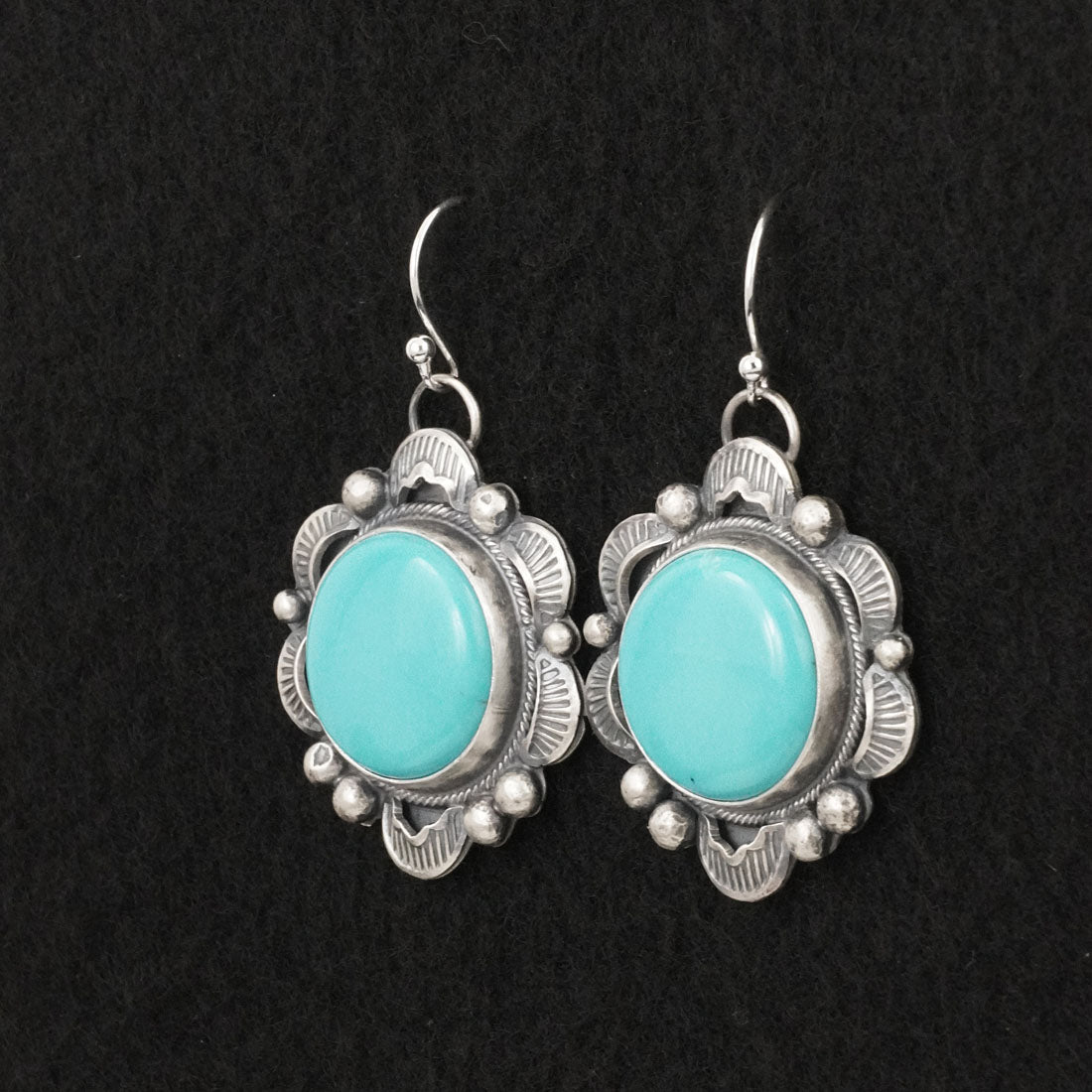 Jackson Hoskie Turquoise & Sterling Silver Earrings