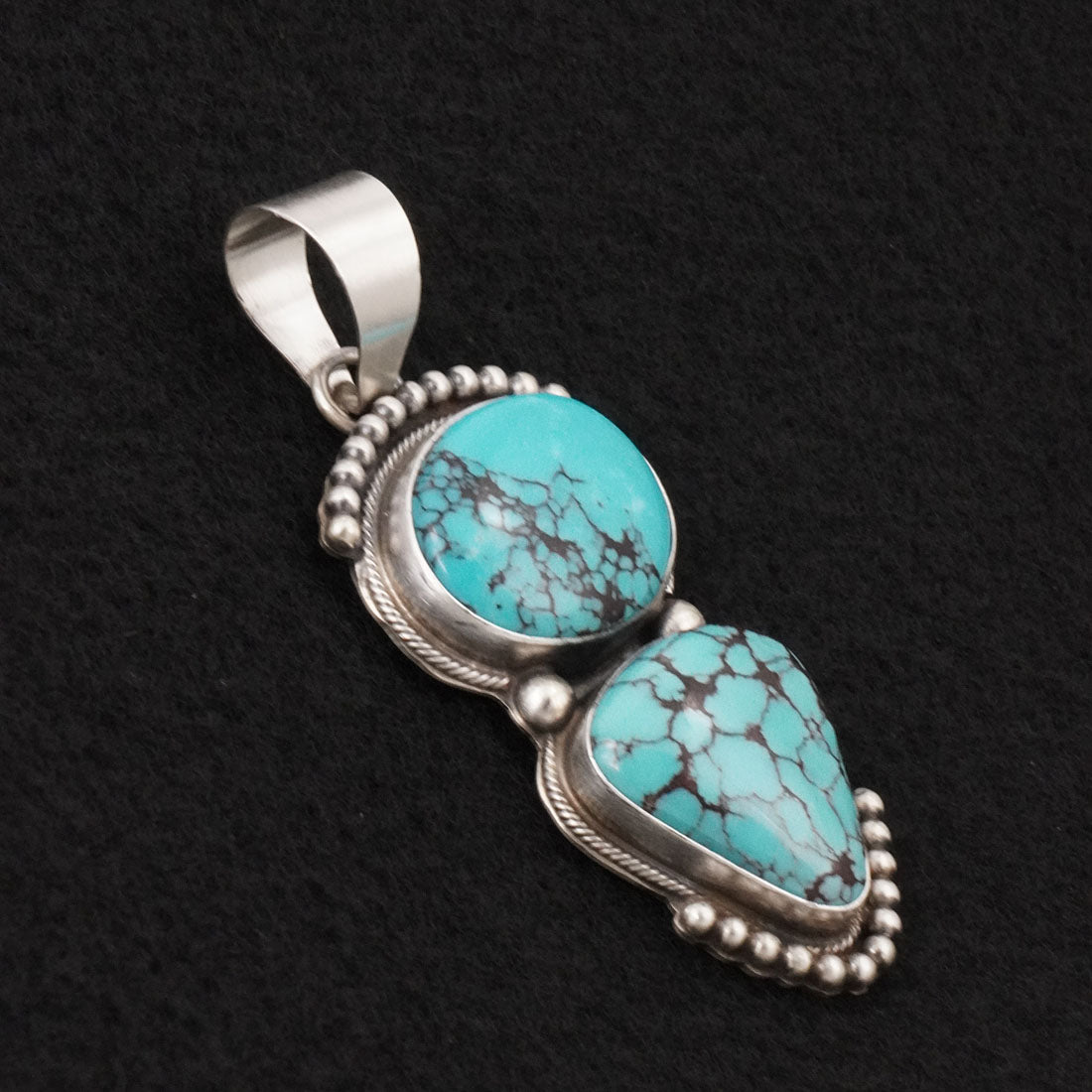 Kathleen Livingston Turquoise & Sterling Silver Pendant
