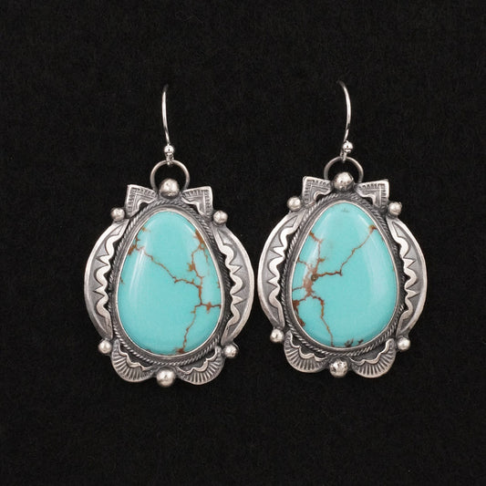 Jackson Hoskie Turquoise & Sterling Silver Earrings