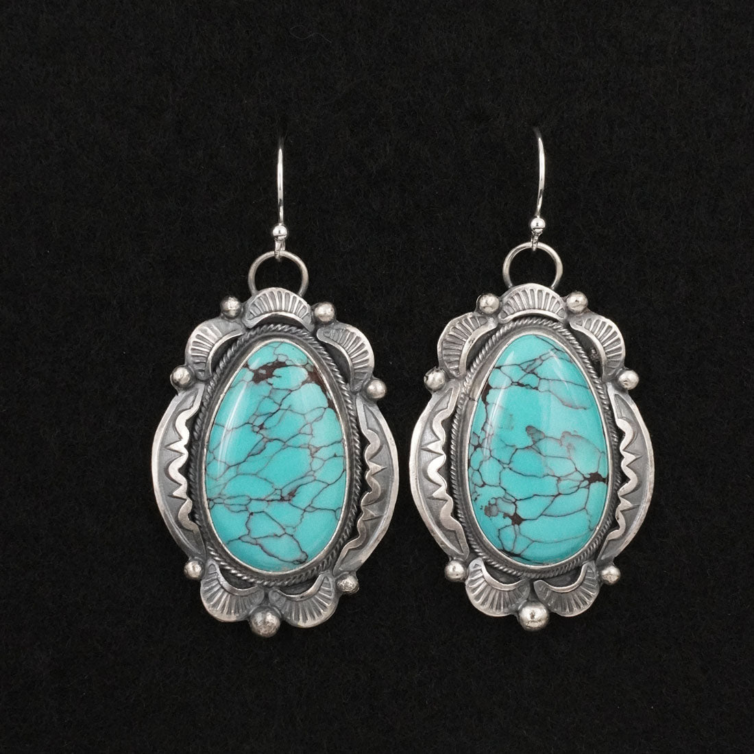 Jackson Hoskie Turquoise & Sterling Silver Earrings