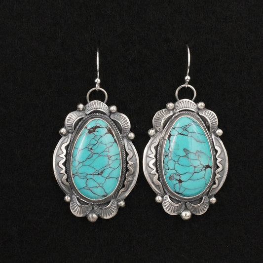 Jackson Hoskie Turquoise & Sterling Silver Earrings