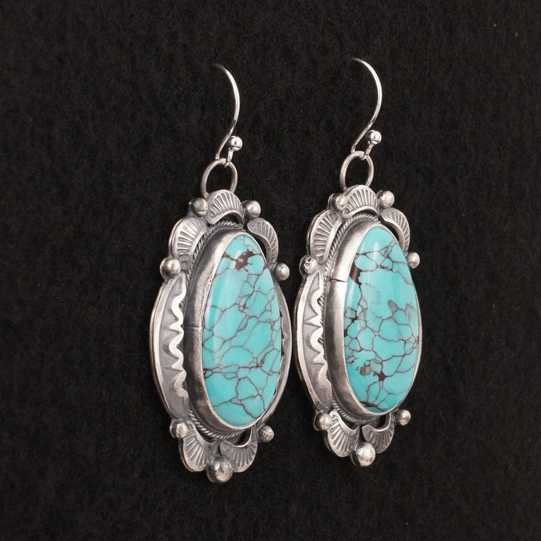 Jackson Hoskie Turquoise & Sterling Silver Earrings