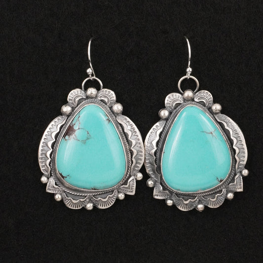 Jackson Hoskie Turquoise & Sterling Silver Earrings