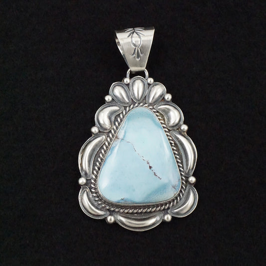 Raymond Delgarito Turquoise & Sterling Silver Pendant