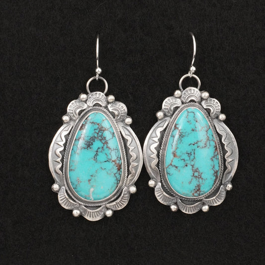 Jackson Hoskie Turquoise & Sterling Silver Earrings
