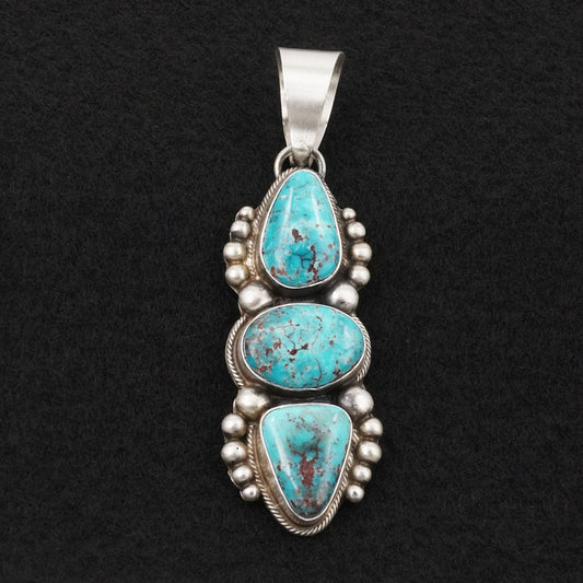 Kathleen Livingston Turquoise & Sterling Silver Pendant