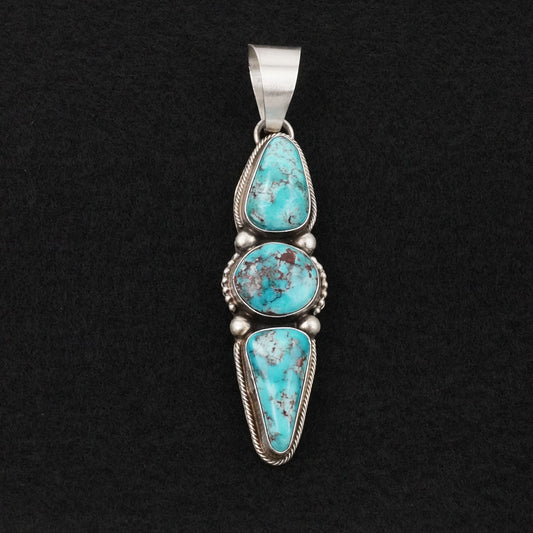Kathleen Livingston Turquoise & Sterling Silver Pendant