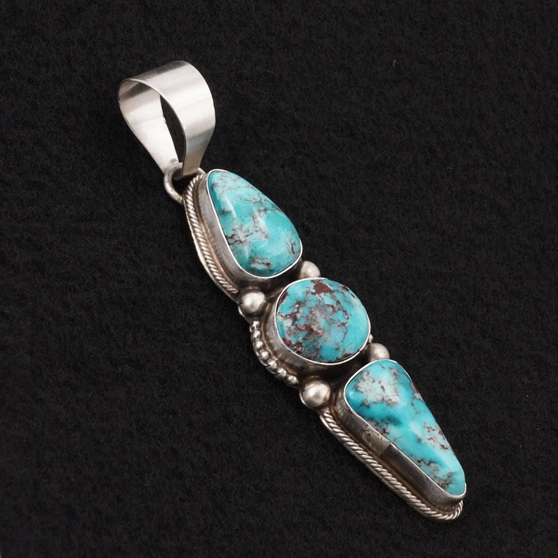 Kathleen Livingston Turquoise & Sterling Silver Pendant