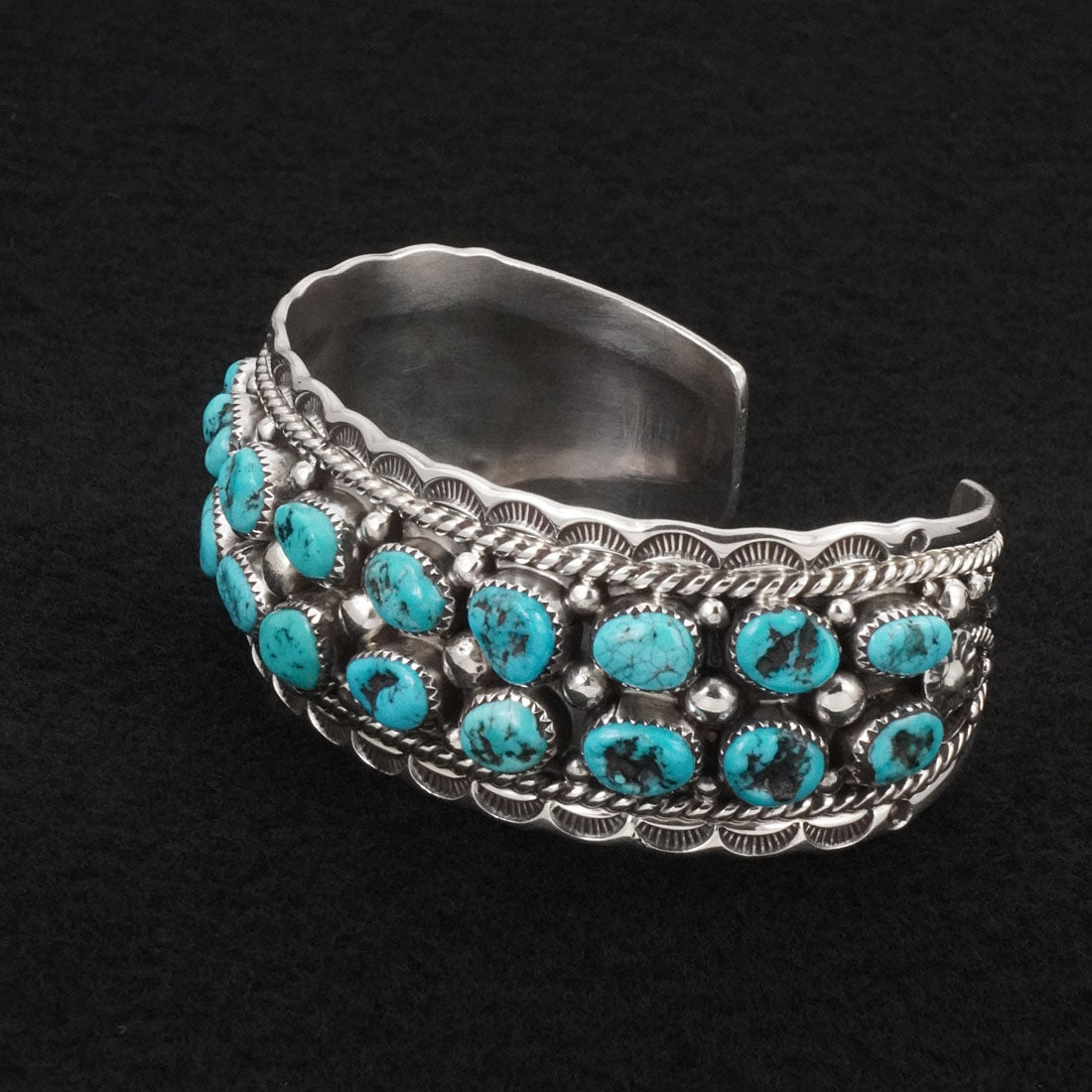 Anthony Brown Turquoise & Sterling Silver Bracelet