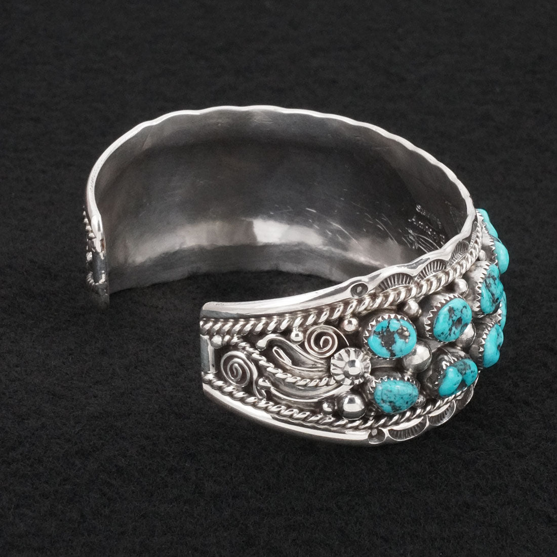 Anthony Brown Turquoise & Sterling Silver Bracelet