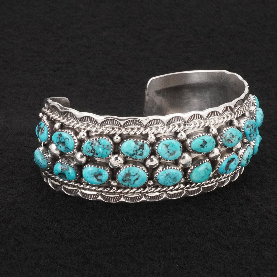 Anthony Brown Turquoise & Sterling Silver Bracelet