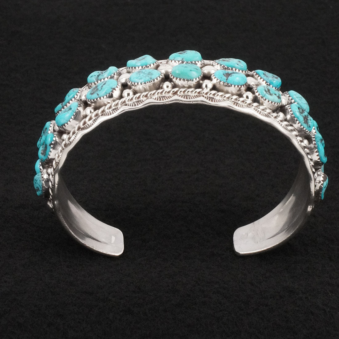 Anthony Brown Turquoise & Sterling Silver Bracelet